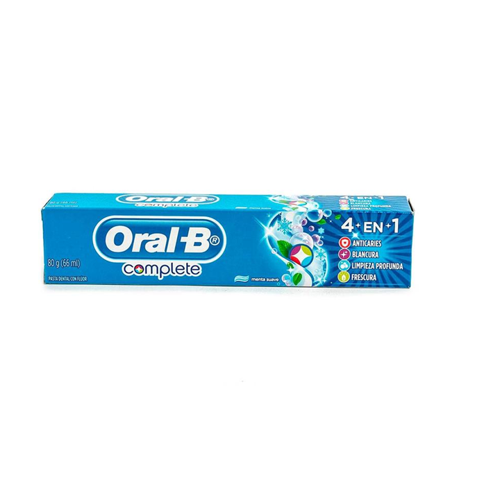 Pasta Dental Oral B Complete 4 En 1 66 Ml. | Farmacia La Moderna Y ...